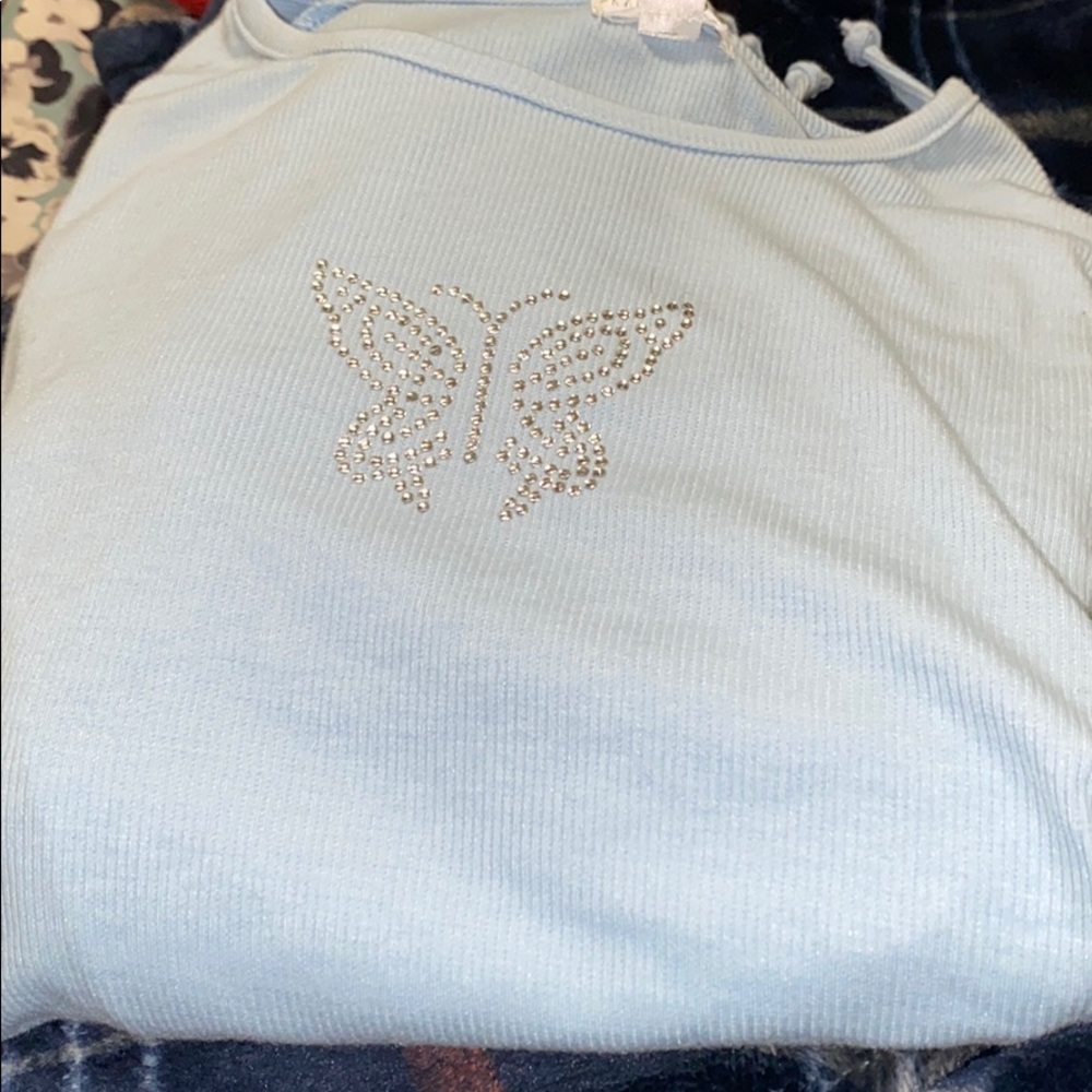 Long sleeve butterfly top 🦋